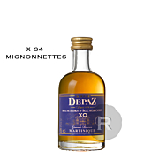 Depaz - Rhum hors d'âge - XO - Mignonnettes x 34 - 1,7L - 45°