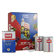 Engine - Gin - Coffret 2 verres - 50cl - 42°