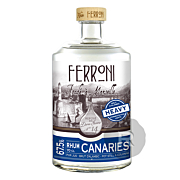 Ferroni - Rhum blanc - La Dame Jeanne 14 - Canaries - Heavy - 70cl - 65,7°