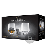 Final Touch - Coffret 2 verres et 6 glacons en pierre - 45cl x 2