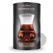 Final Touch - Verre - Rum roller et deux glaçons boules acier