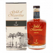 Gold of Mauritius - Rhum très vieux - Solera 5 ans - 70cl - 40°