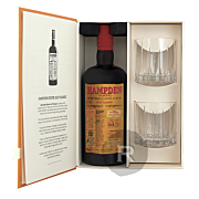 Hampden - Rhum hors d'âge - HLCF - Classic Overproof - Coffret 2 verres Rocks - 70cl - 60°