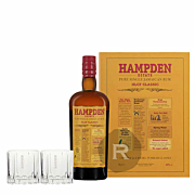 Hampden - Rhum hors d'âge - HLCF - Classic Overproof - Coffret 2 verres Rocks - 70cl - 60°