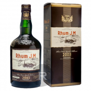 JM - Rhum hors d'âge - 10 ans - Millésime 2003 - Bouteille numérotée - 70cl - 44,8°