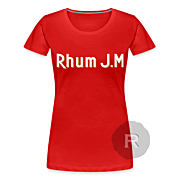 JM - Tee-shirt - Femme - Rouge - Taille M - Medium