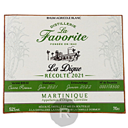 La Favorite - Plaque en bois - La Digue - 35 x 29,2cm