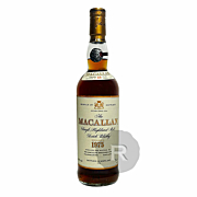 Macallan - Whisky - Single Highland malt - 18 ans - Millésime 1975 - 75cl - 43°