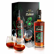 Malteco - Rhum hors d'âge - 15 ans - Reserva Maya - Coffret 2 verres - 70cl - 40°