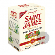 Saint James - Rhum blanc - Cubi - 3L - 40°