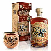 The Demon's Share - Rhum épicé - 6 ans - Coffret 1 verre Chaudron - 70cl - 40°