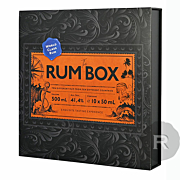 The Rum Box - Blue edition - 10 mignonnettes x 5cl - 41,4°