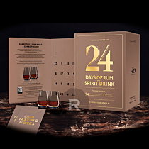 24 days of rum - Calendrier de l'Avent 2025 - 24 x 2cl - 48cl - 41°