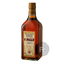 Bally - Rhum hors d'âge - Millésime 2003 - 70cl - 43°