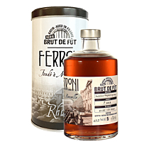 Ferroni - Rhum hors d'âge - Brut de fût - Antilles Hispaniques - 7 ans - 50cl - 65,2°