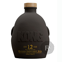 Kong - Rhum hors d'âge - Rain Forest rum - 12 ans - Noir - 70cl - 40°