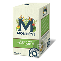 Monpéyi - Rhum blanc - Traditionnel - Réunion - Cubi - 10L - 49°