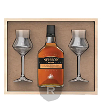 Neisson - Rhum hors d'âge - Le Rhum XO par Neisson - Coffret 2 verres et plateau - 70cl - 48,5°
