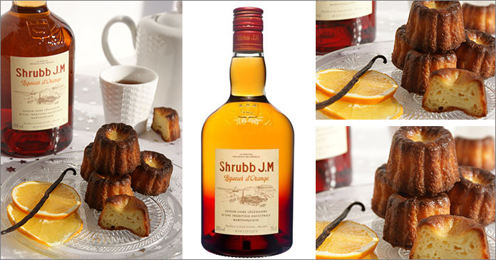 Recette de canneles bordelais au Shrubb JM