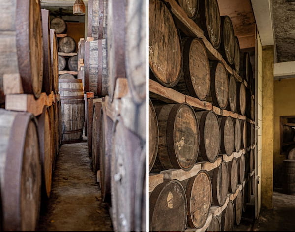 Barriques de la distillerie Sampan