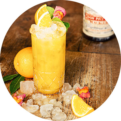 Cocktail Don papa Sunset by the bay