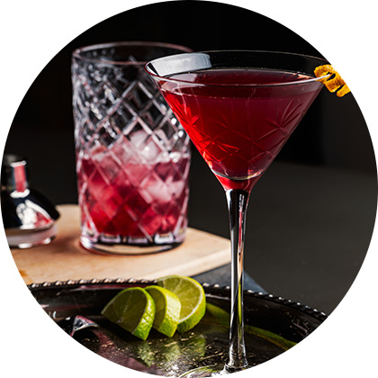 Cocktail Cosmopolitan à base de Vodka