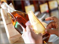 photo de bouteille de rhum atlantico